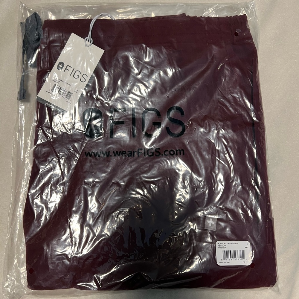 FIGs “burgundy” Regular Yola skinny pants